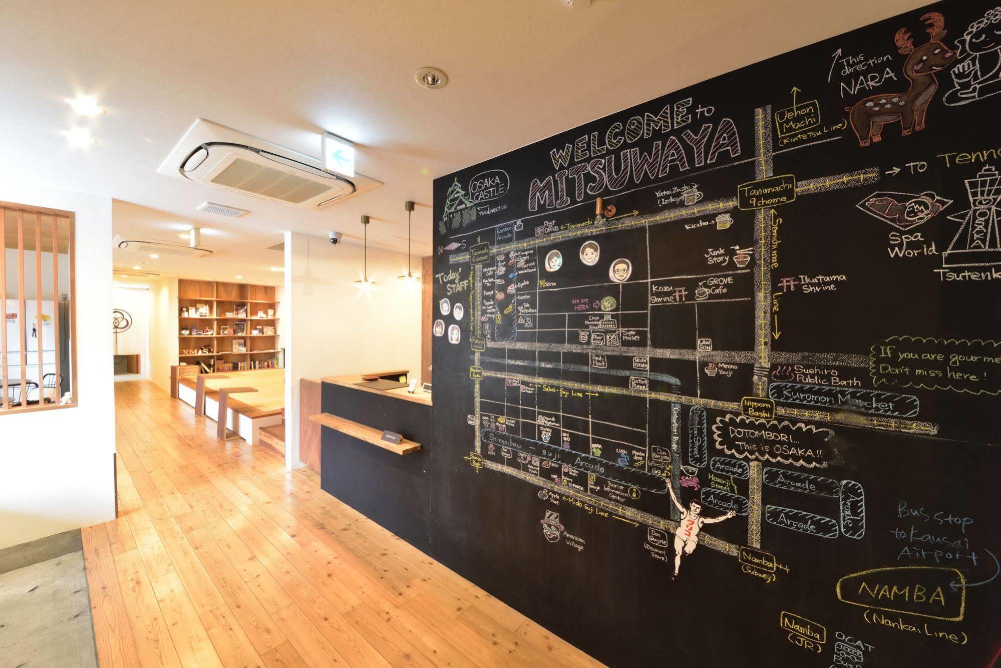 Hostel Mitsuwaya Oszaka Kültér fotó